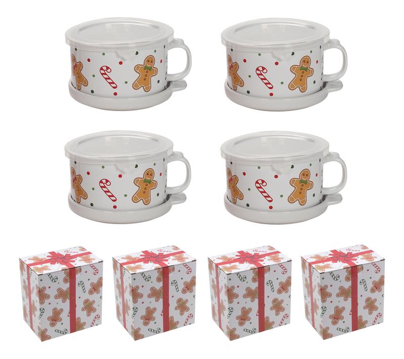 Festora™ Cozy Meal Mugs – Set of 4