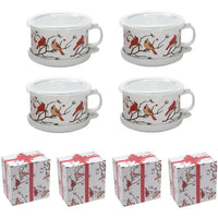 Winter Cardinal Mug Meal Set