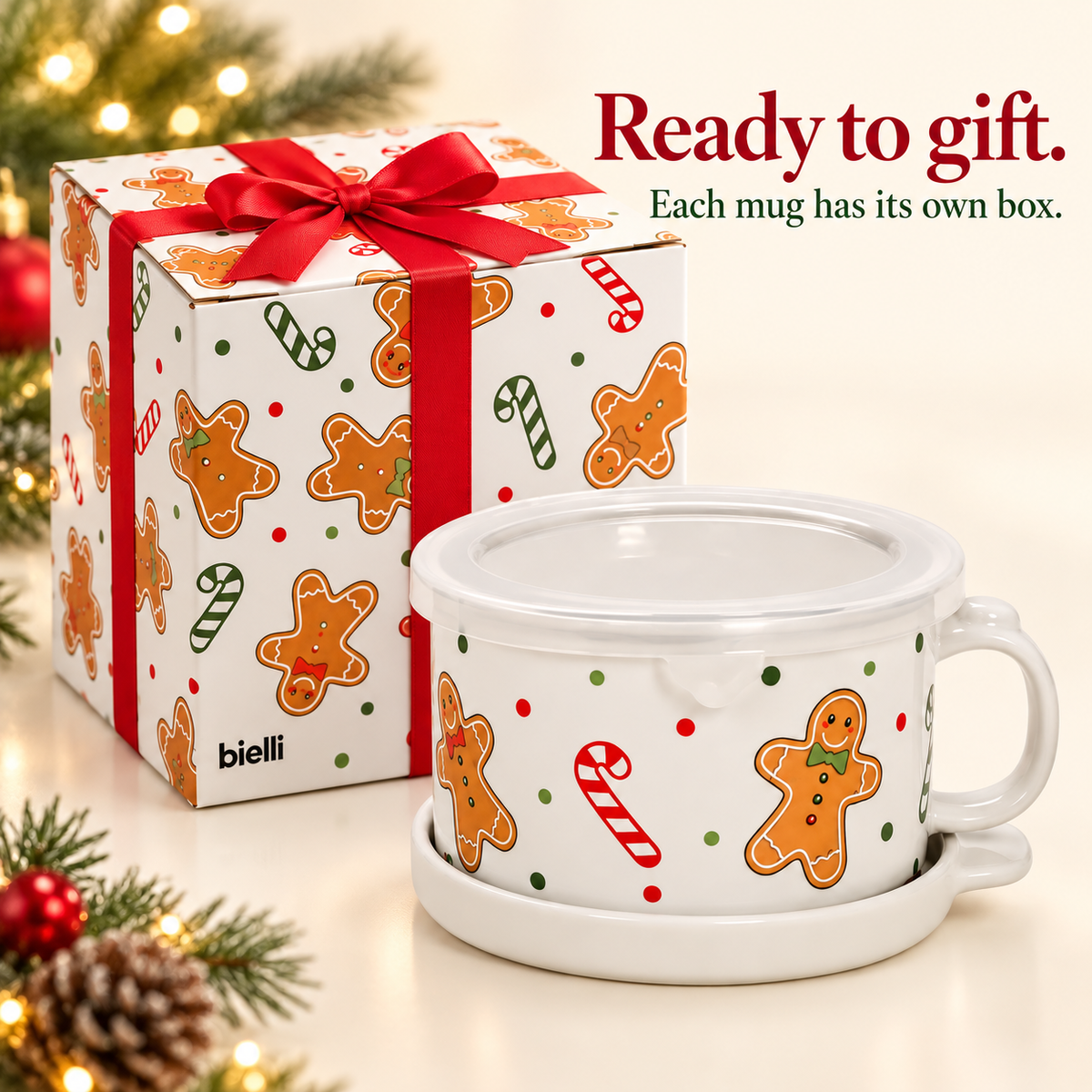 Festora™ Cozy Meal Mugs – Set of 4